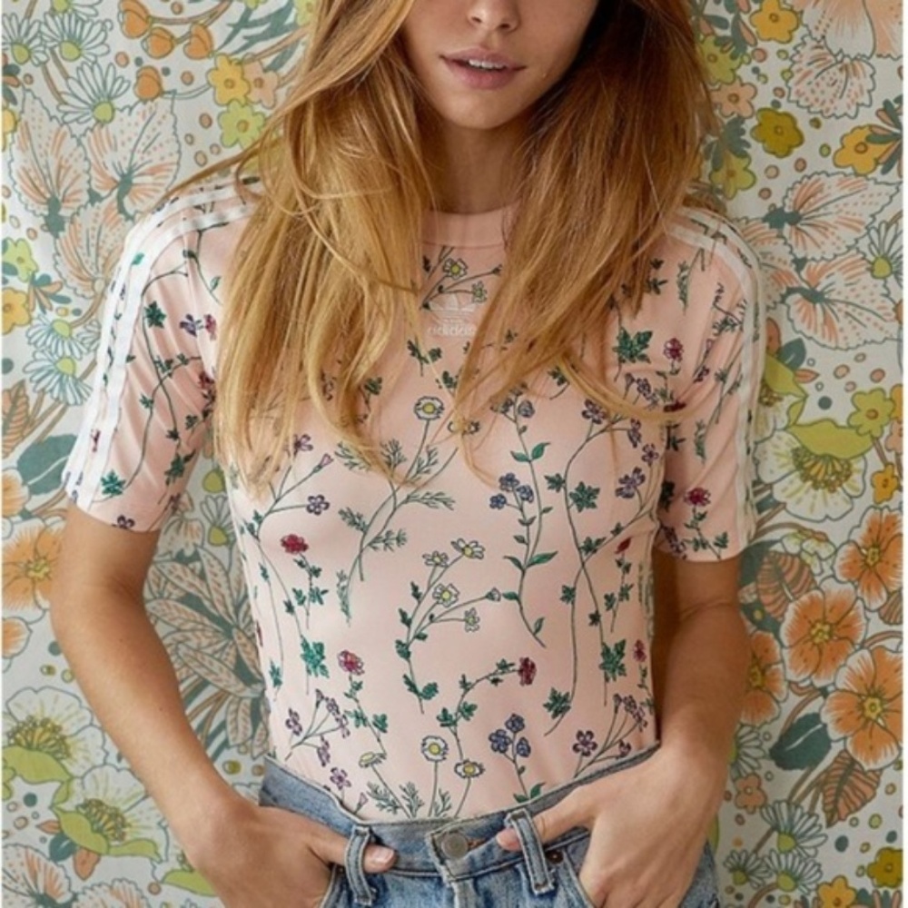 Adidas Originals Blush Floral Bodysuit
